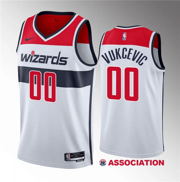 Tristan Vukcevic Washington Wizards white jersey