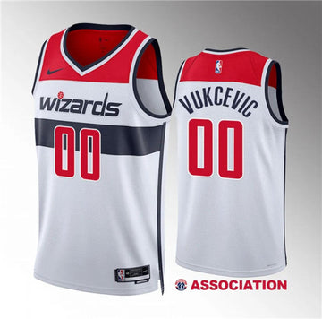 Tristan Vukcevic Washington Wizards white jersey