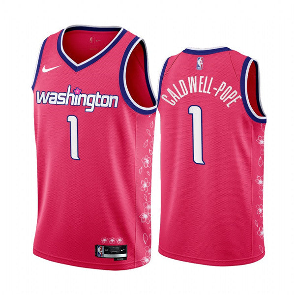 Kentavious Caldwell-Pope Washington Wizards pink City Edition jersey