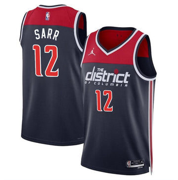 Alexandre Sarr Washington Wizards navy jersey