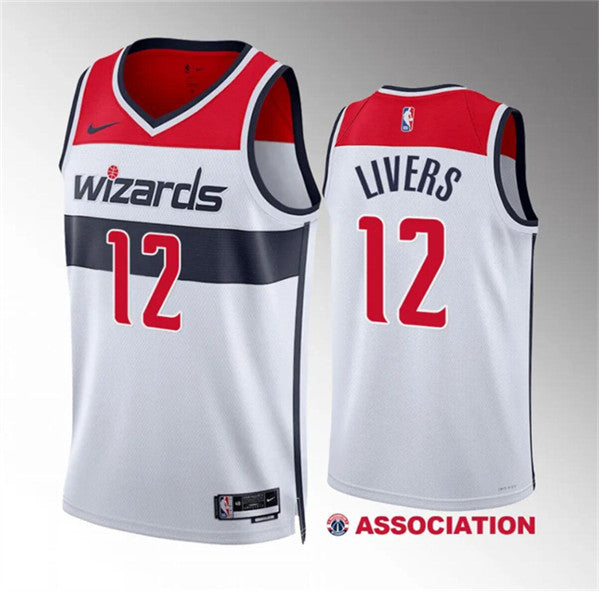 Isaiah Livers Washington Wizards white jersey