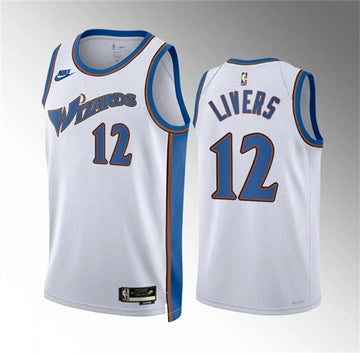 Isaiah Livers Washington Wizards white Classic jersey