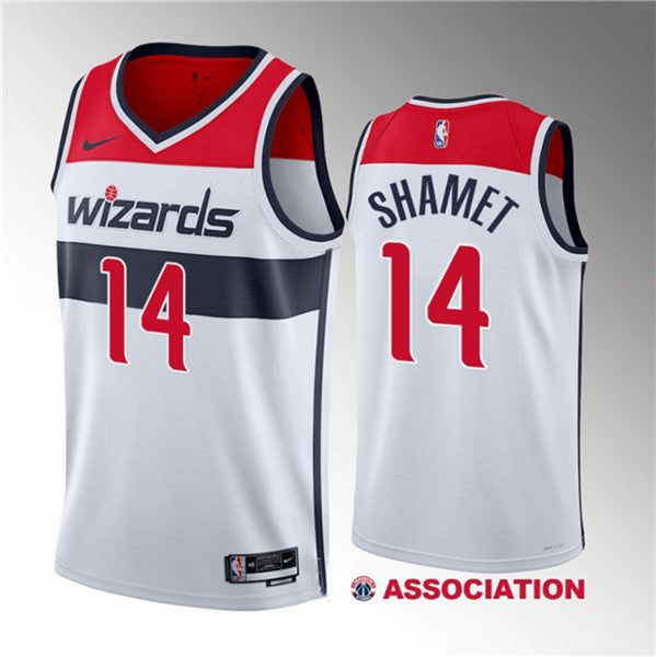 Landry Shamet Washington Wizards white jersey