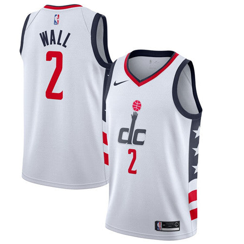 John Wall Washington Wizards white City Edition jersey