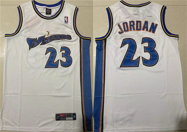 Michael Jordan Washington Wizards white Throwback jersey