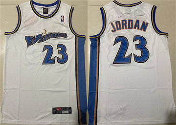 Michael Jordan Washington Wizards white Throwback jersey