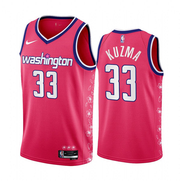 Kyle Kuzma Washington Wizards pink City Edition jersey