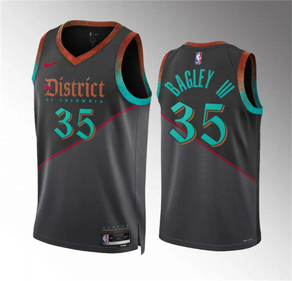 Marvin Bagley III Washington Wizards black City Edition jersey