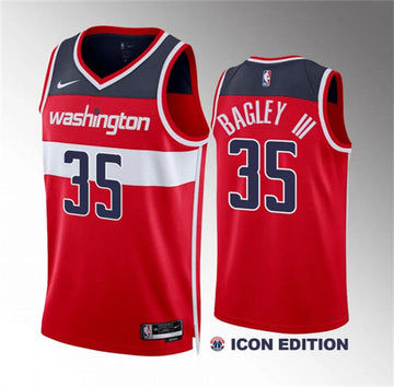 Marvin Bagley III Washington Wizards red jersey