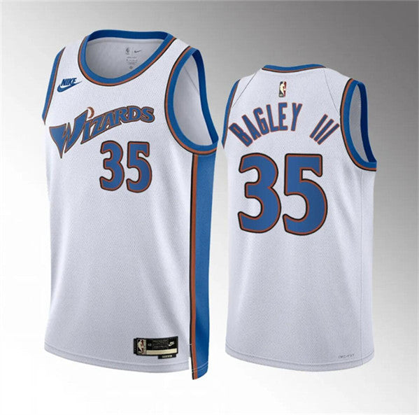 Marvin Bagley III Washington Wizards white Classic jersey