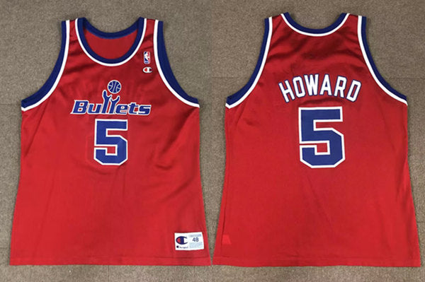 Juwan Howard Washington Wizards red jersey