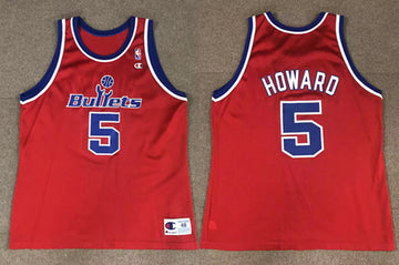 Juwan Howard Washington Wizards red jersey