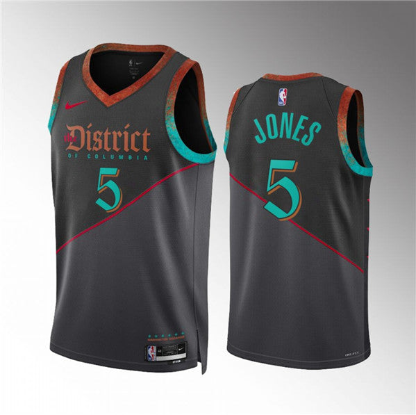 Tyus Jones Washington Wizards black City Edition jersey