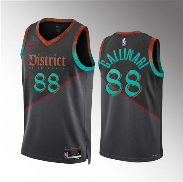 Danilo Gallinari Washington Wizards black City Edition jersey