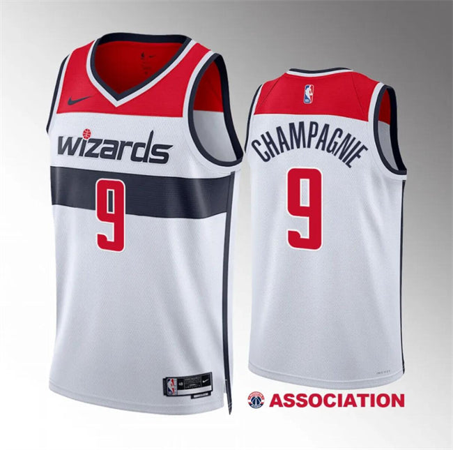 Justin Champagnie Washington Wizards white jersey