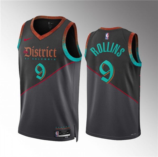 Ryan Rollins Washington Wizards black City Edition jersey