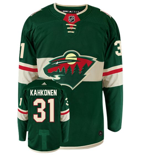 Kaapo Kahkonen Minnesota Wild Home jersey