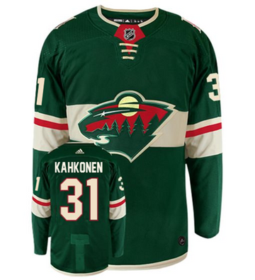 Kaapo Kahkonen Minnesota Wild Home jersey