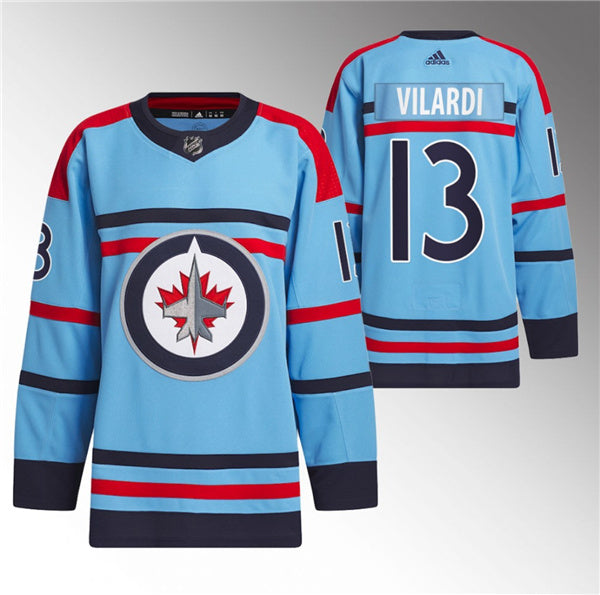 Gabriel Vilardi Winnipeg Jets blue jersey