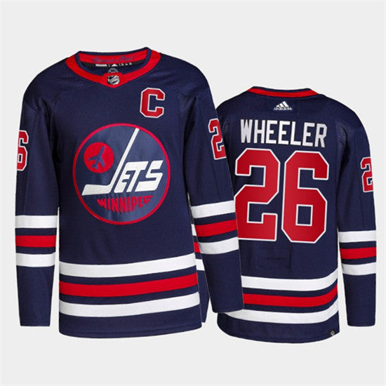 Blake Wheeler Winnipeg Jets navy jersey