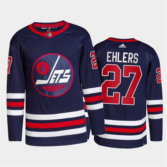 Nikolaj Ehlers Winnipeg Jets navy jersey
