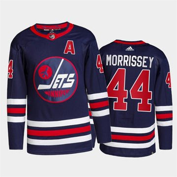 Josh Morrissey Winnipeg Jets navy jersey