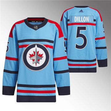 Brenden Dillon Winnipeg Jets blue jersey