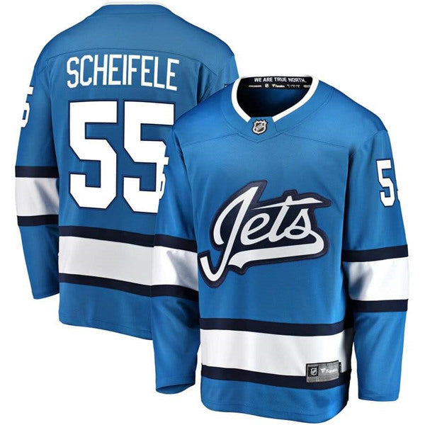 Mark Scheifele Winnipeg Jets blue jersey
