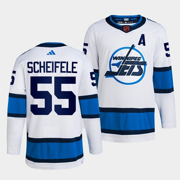 Mark Scheifele Winnipeg Jets white Reverse Retro jersey