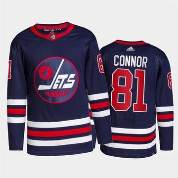 Kyle Connor Winnipeg Jets navy jersey