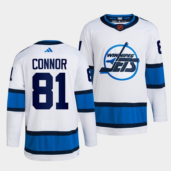 Kyle Connor Winnipeg Jets white Reverse Retro jersey