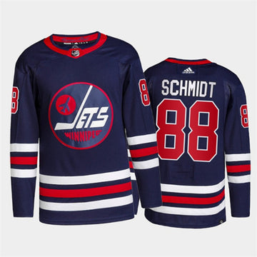 Nate Schmidt Winnipeg Jets navy jersey