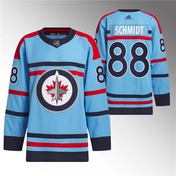 Nate Schmidt Winnipeg Jets blue jersey