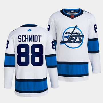 Nate Schmidt Winnipeg Jets white Reverse Retro jersey