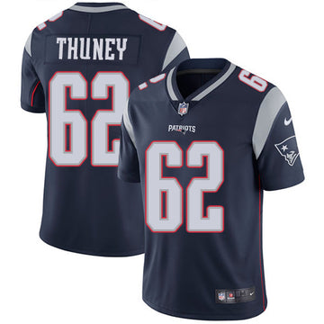 Joe Thuney New England Patriots navy jersey