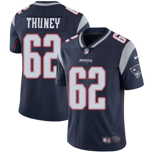 Joe Thuney New England Patriots navy jersey