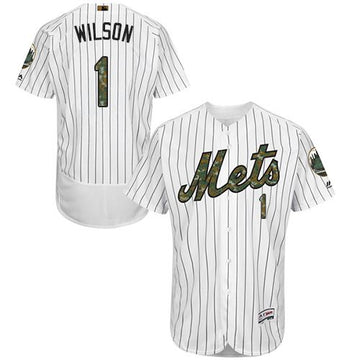 Mookie Wilson New York Mets white Authentic jersey