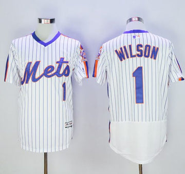 Mookie Wilson New York Mets white Alternate jersey