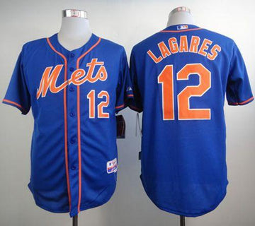 Juan Lagares New York Mets blue Alternate jersey