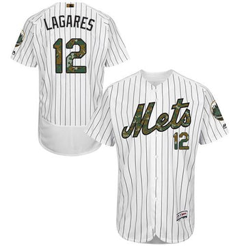 Juan Lagares New York Mets white Authentic jersey