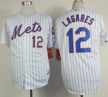 Juan Lagares New York Mets white Home jersey