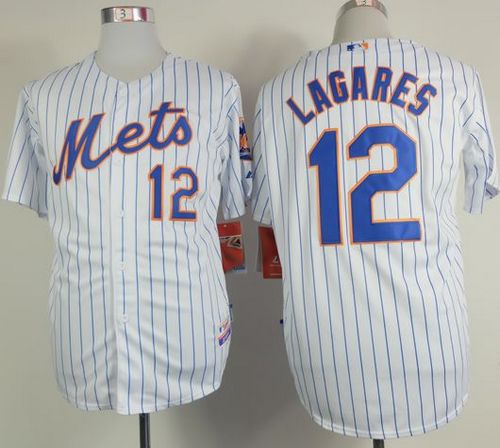 Juan Lagares New York Mets white Home jersey