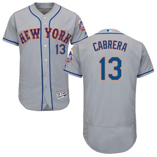 Asdrubal Cabrera New York Mets grey Authentic jersey