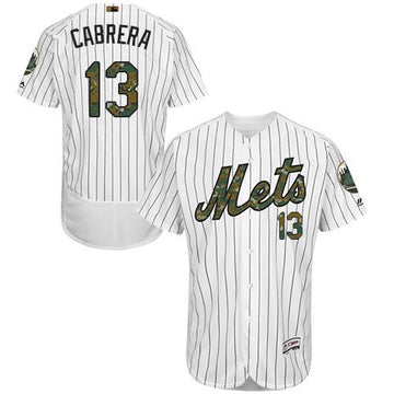 Asdrubal Cabrera New York Mets white Authentic jersey