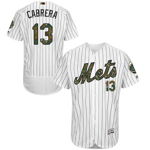 Asdrubal Cabrera New York Mets white Authentic jersey