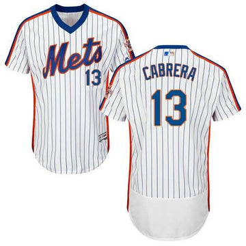 Asdrubal Cabrera New York Mets white Alternate jersey