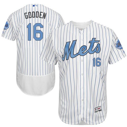 Dwight Gooden New York Mets white Authentic jersey