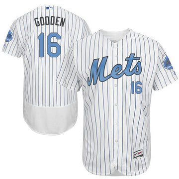 Dwight Gooden New York Mets white Authentic jersey