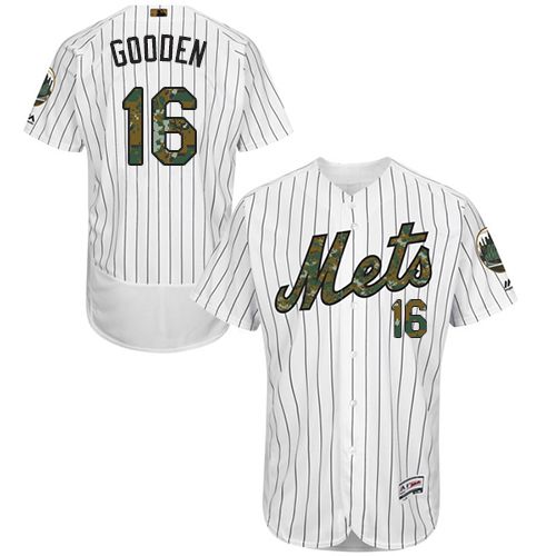 Dwight Gooden New York Mets white Authentic jersey