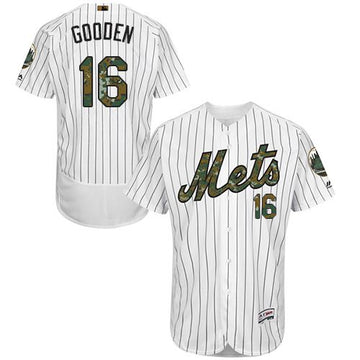 Dwight Gooden New York Mets white Authentic jersey